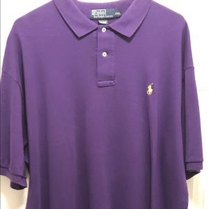 Purple and Yellow Polo by Ralph Lauren